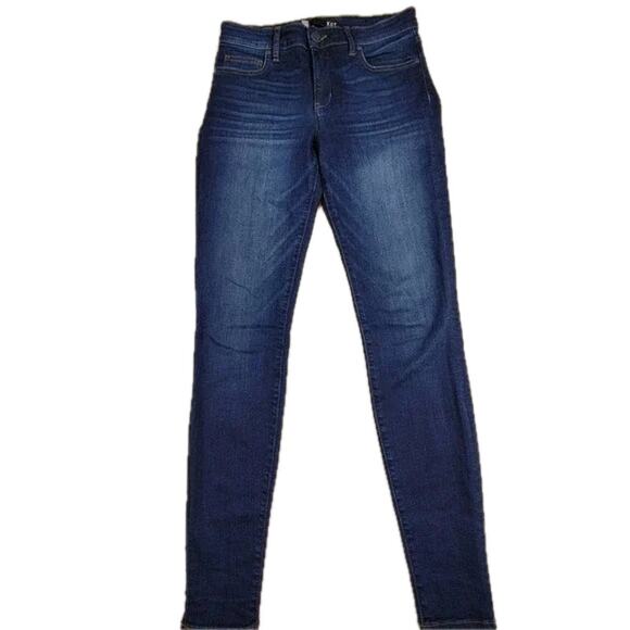 Kut from the Kloth Mia High Rise Slim Fit Skinny (Dark Goodly Wash) Size 2 - Picture 9 of 16